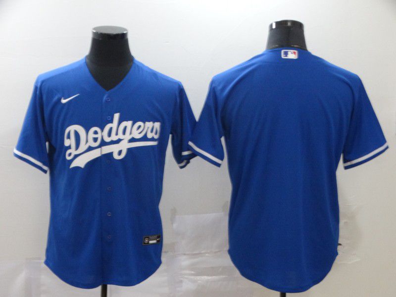 Men Los Angeles Dodgers Blank Blue Nike Game MLB Jerseys->los angeles dodgers->MLB Jersey